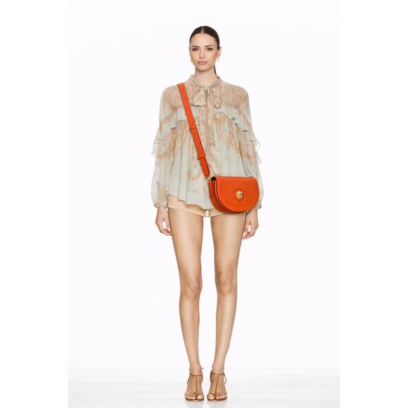 Versace Medusa Orange Crossbody Bag - Picture 10 of 11